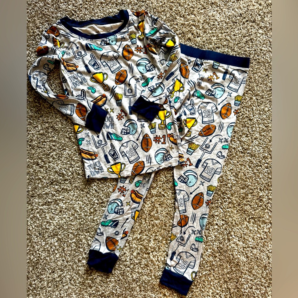Touchdown Little Sleepies Jammies 3T